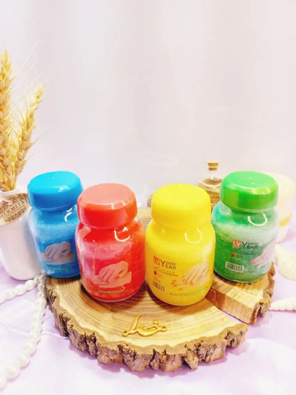 لاک پاک کن قوطی شیشه ای 65 میل لویر LVYEAR