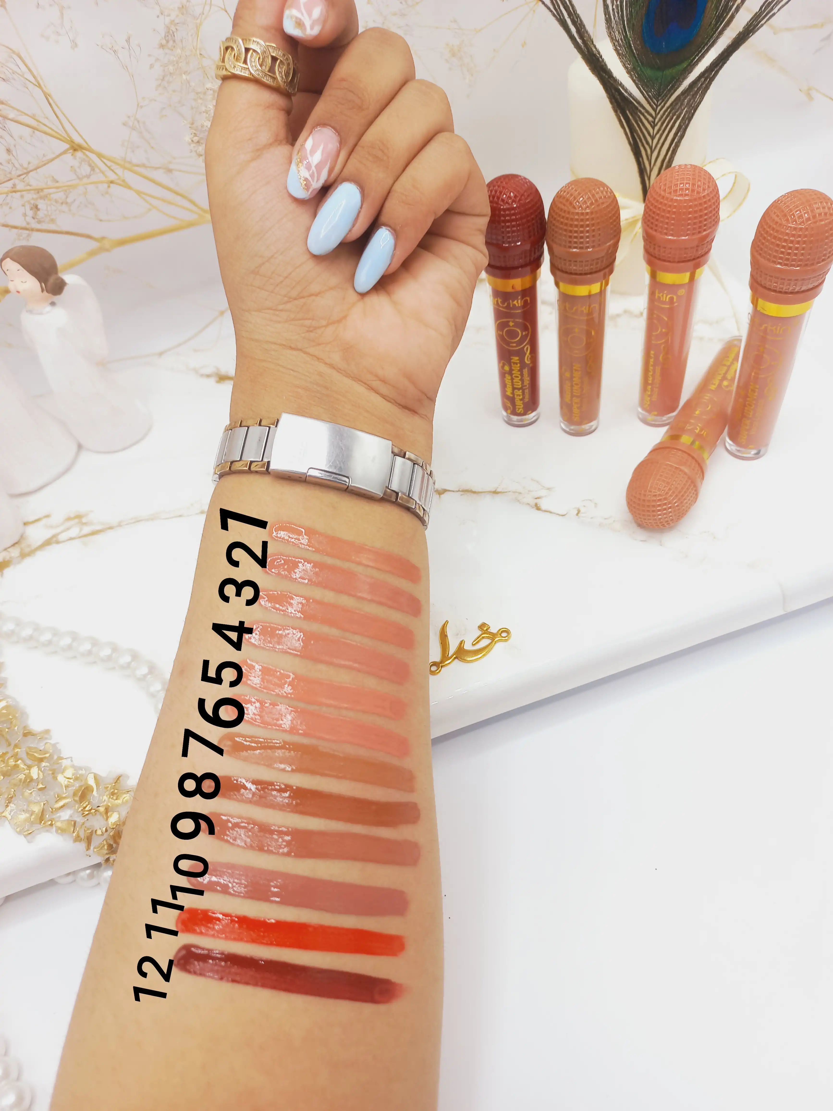 رژ مایع ضد آب طرح میکروفون برند آرت اسکین Art Skin کد AS972137