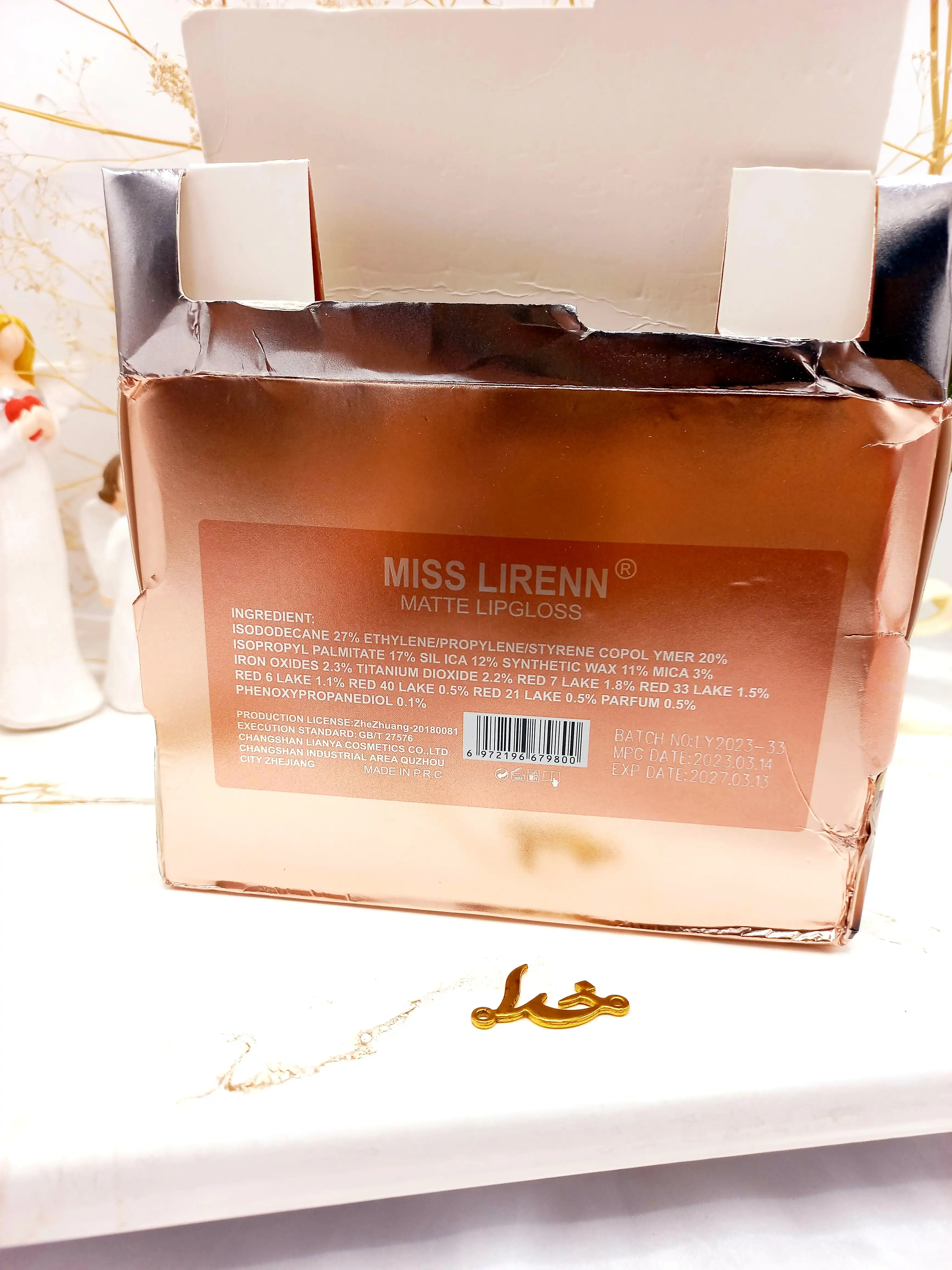پک 6 تایی رژ مایع پرطرفدار میس لرن MISS LIRENN کد MI796F