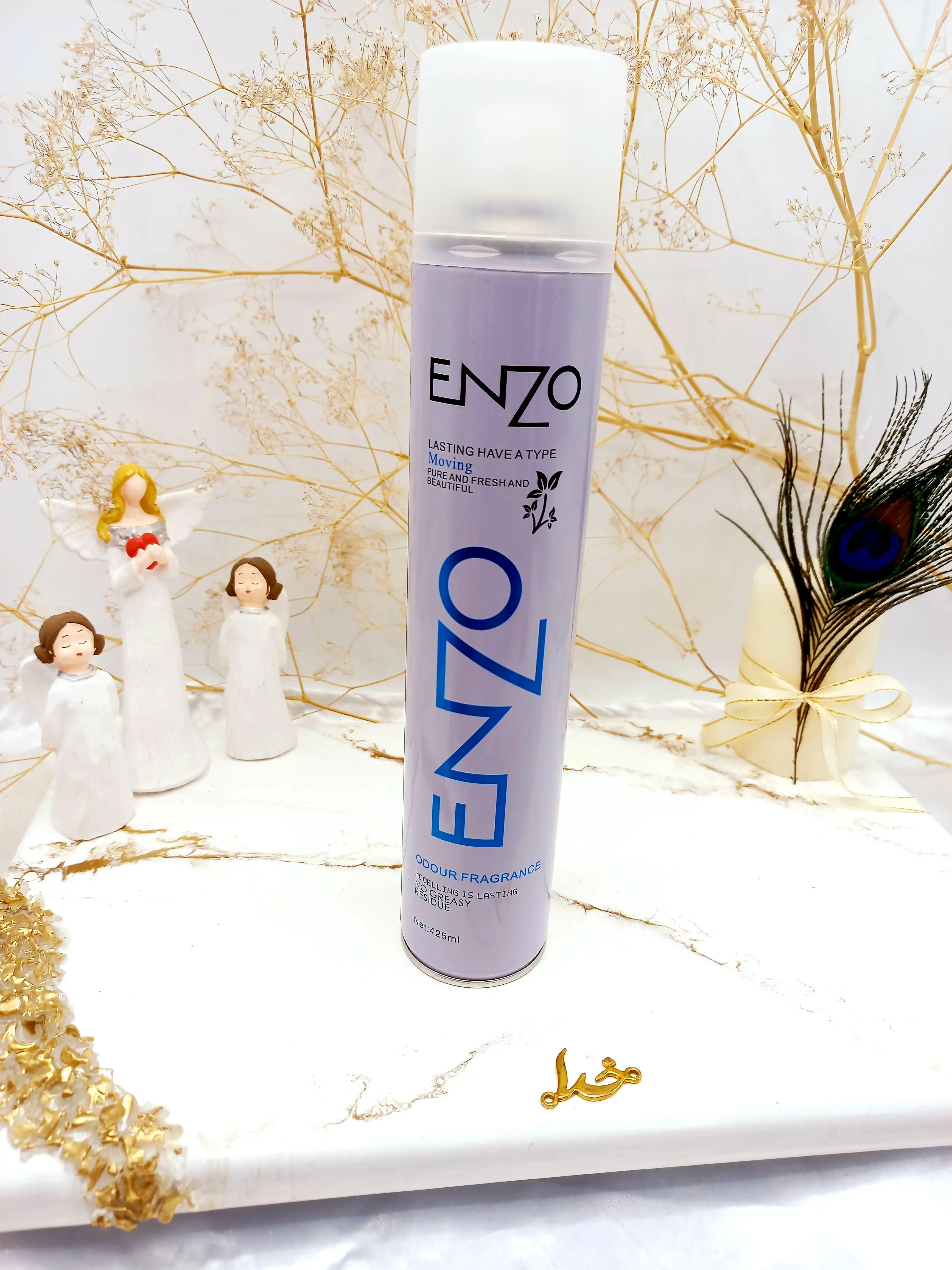 اسپری حالت دهنده مو انزو 425 میل بدون چربی ENZO کد 5200