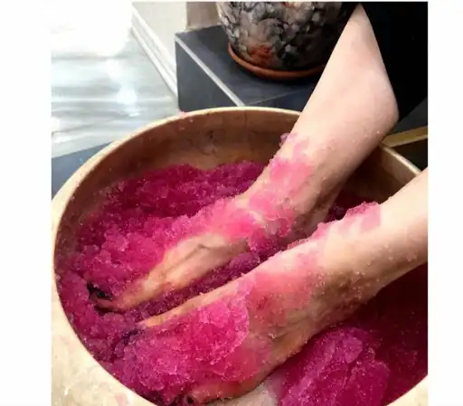 پودر پدی ژل همراه با حلال دست ساز گیاهی ARA (آبی)