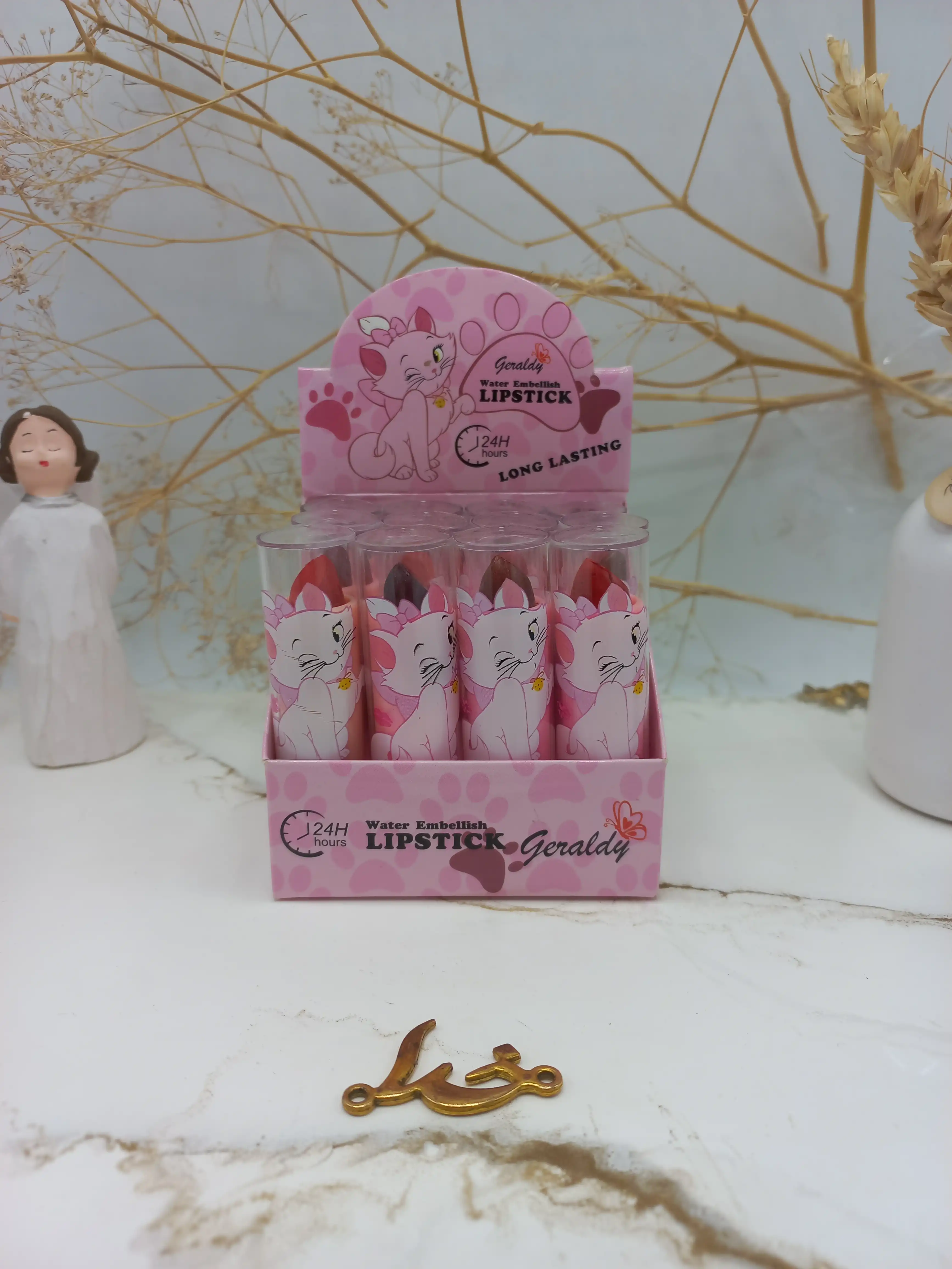 رژ جامد بیوتی Beauty طرح گربه کد 3328