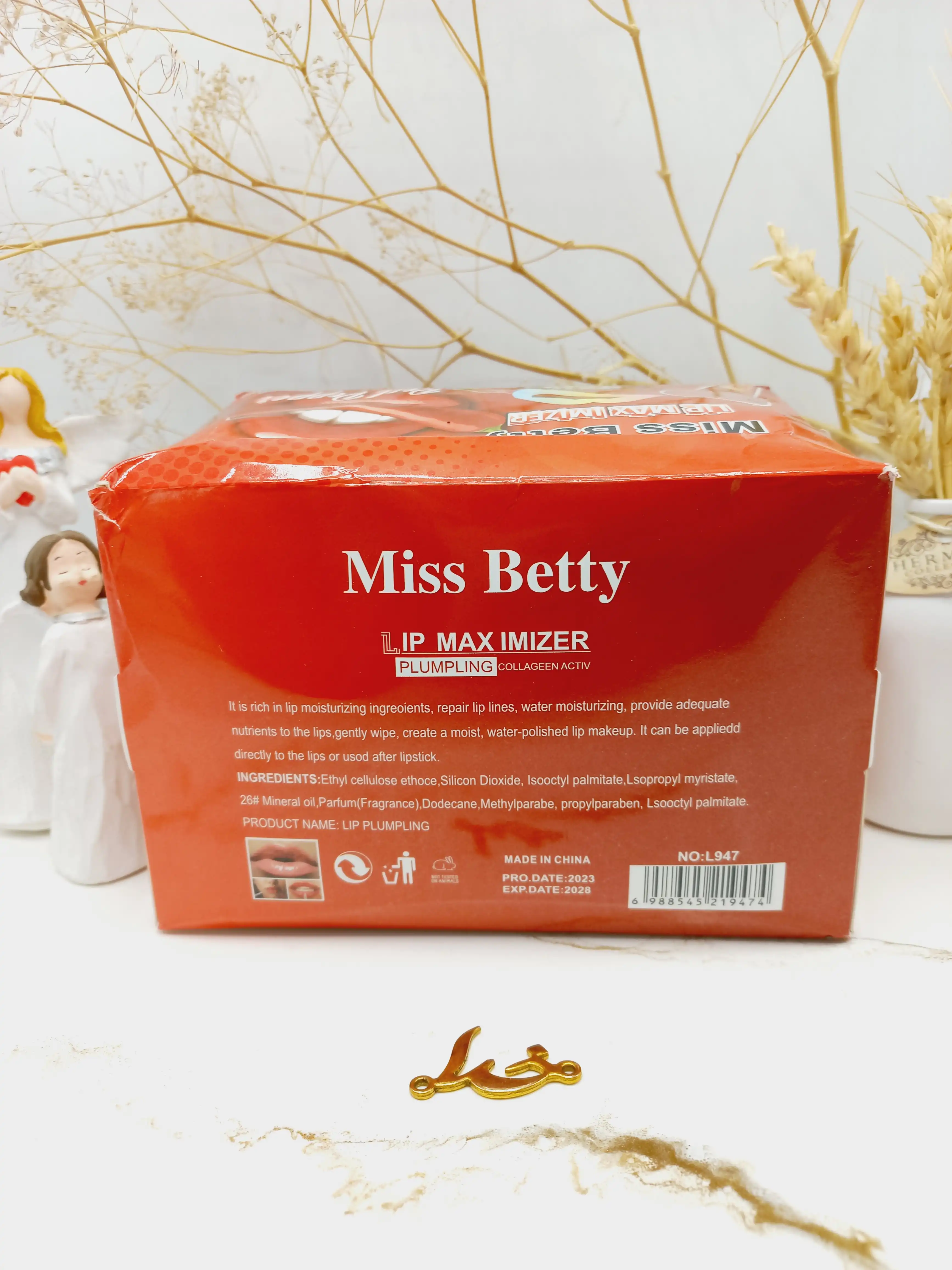 برق لب و حجم دهنده لب طرح میکروفون میس بتی Miss Betty کد L947