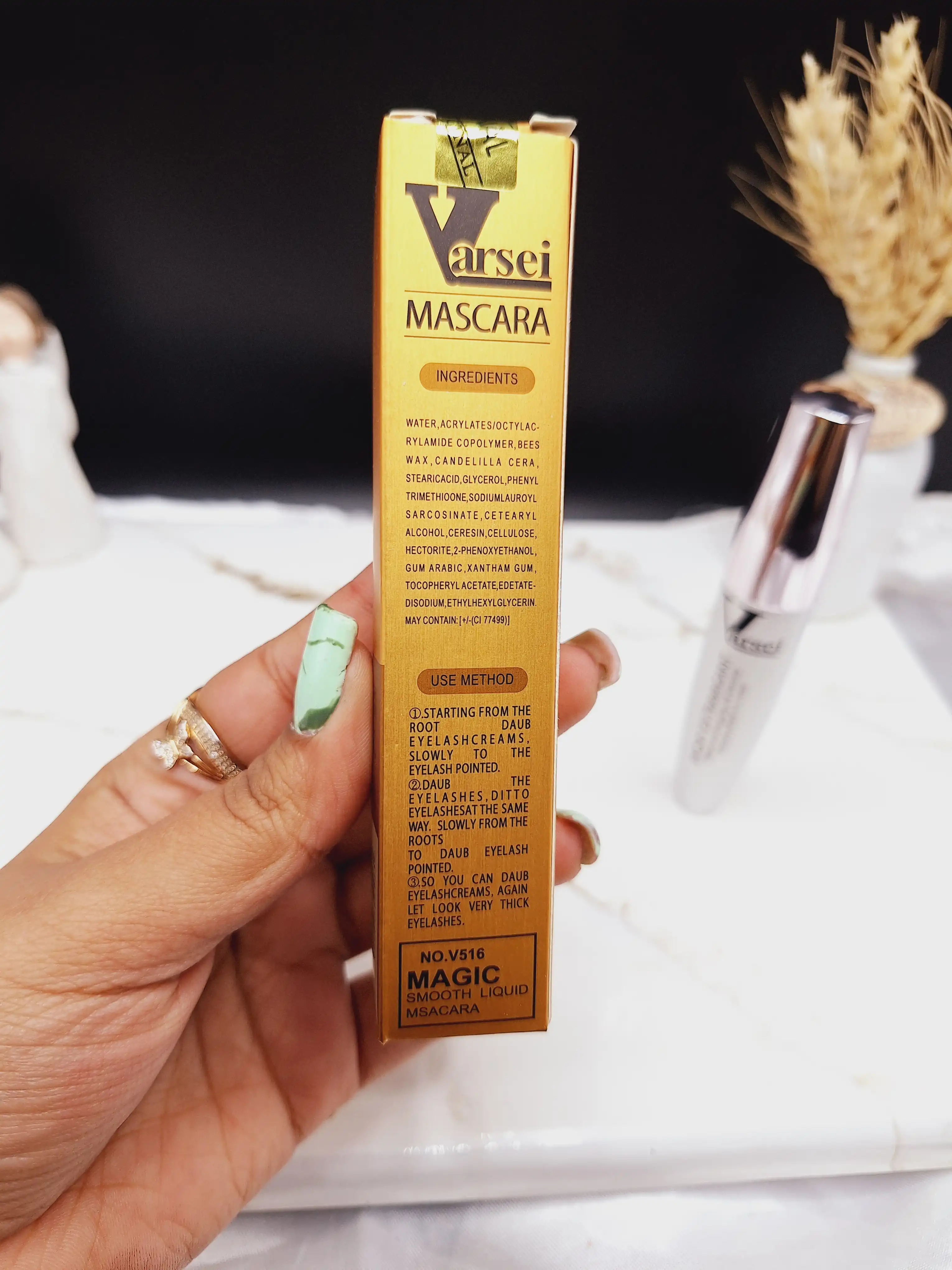ریمل حجم دهنده و بلند کننده ماسکارا برند ورسای Varsai