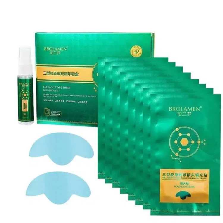 پک ماسک رفع چین و چروک کلاژن ساز جذبی اصل برند BROLAMEN کد 8509