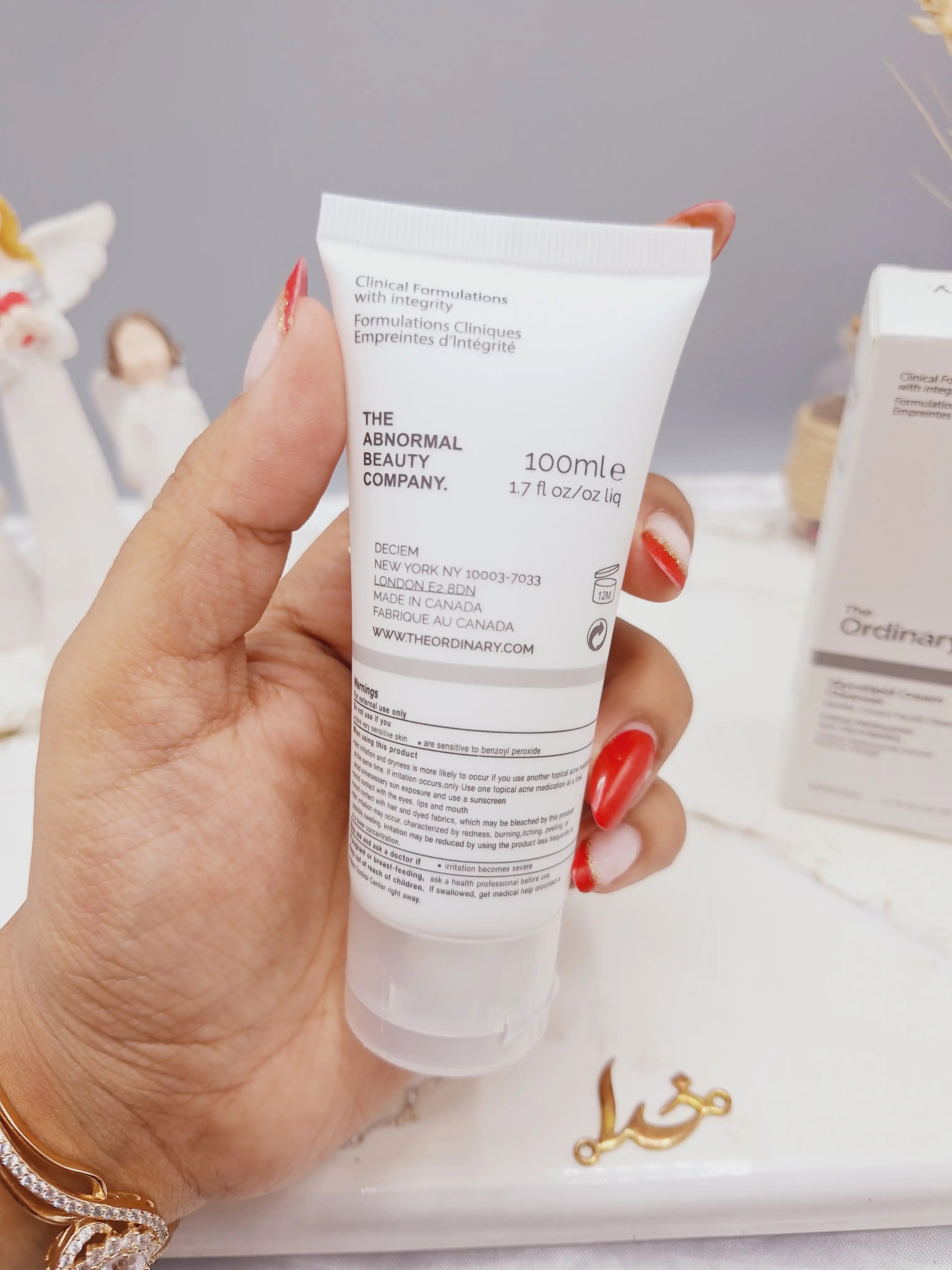پاک کننده ی صورت کرمی گلیکولیپید اوردینری 150میل|The ordinary Glycolipid cream facial cleanser150ml کد 43210