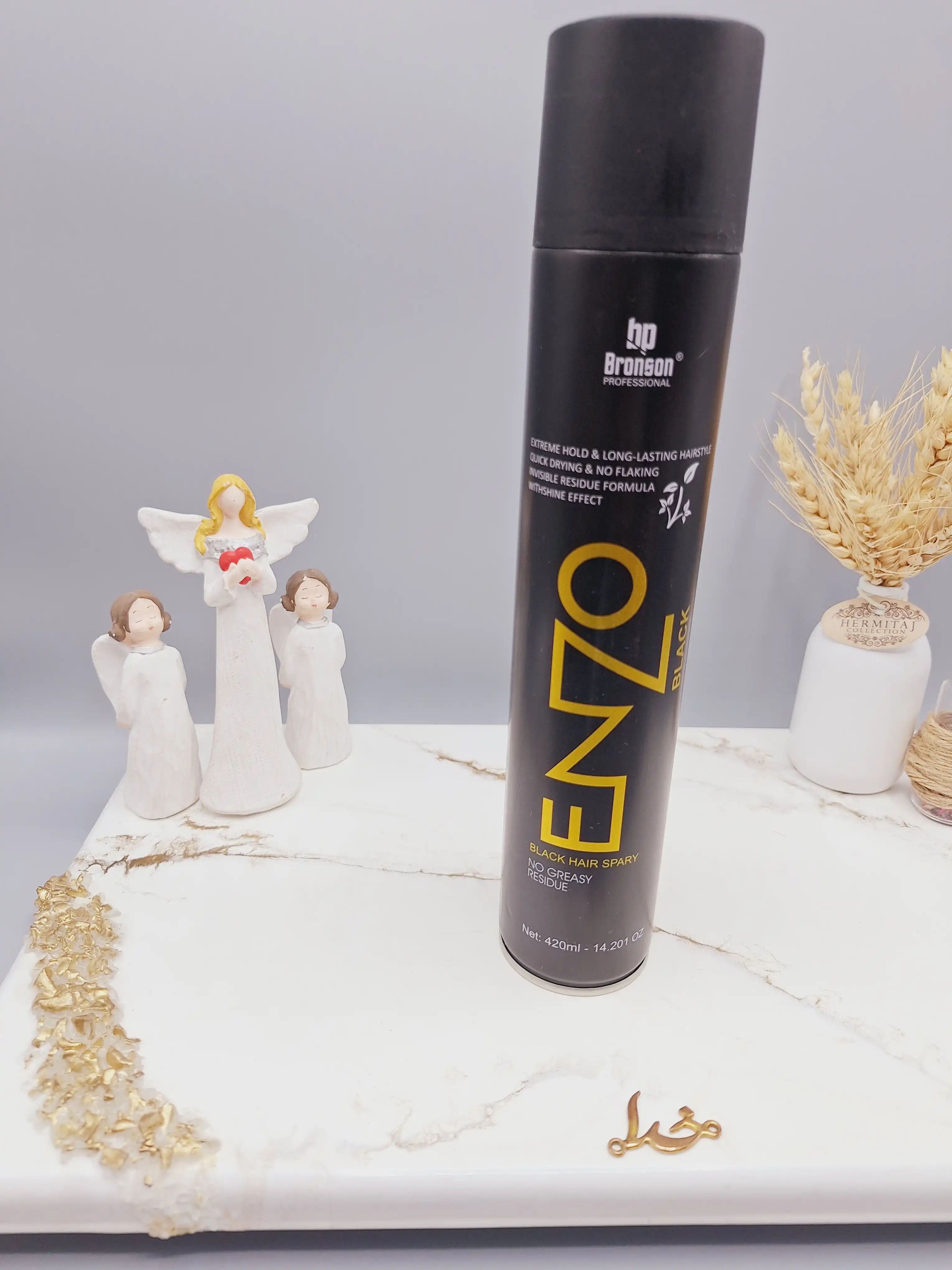 اسپری و تافت مو حالت دهنده معطر برند ENZO کد 2533