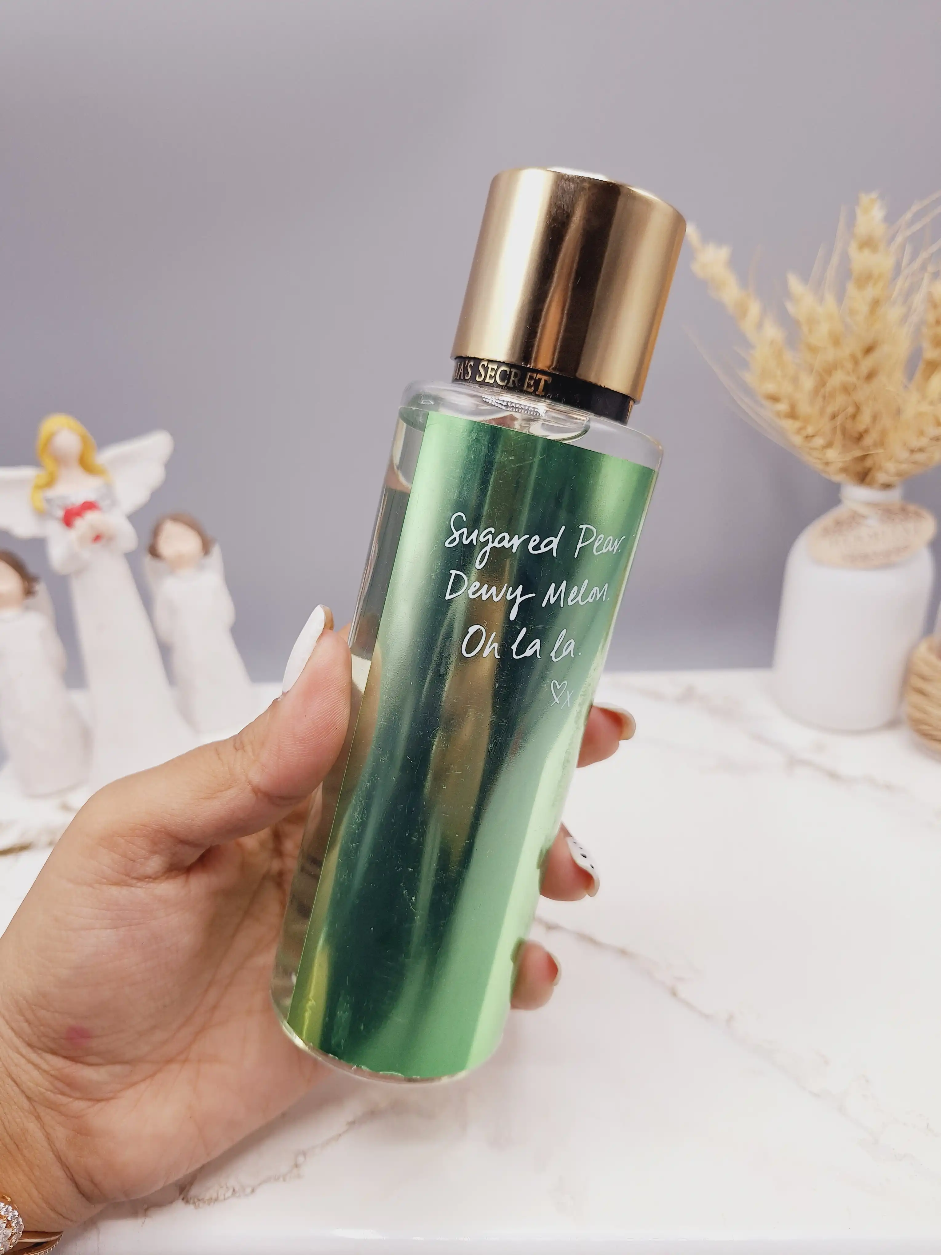 بادی اسپلش 250 ml شاین دار ویکتوریا سکرت مدل Pear Glacé اورجینال