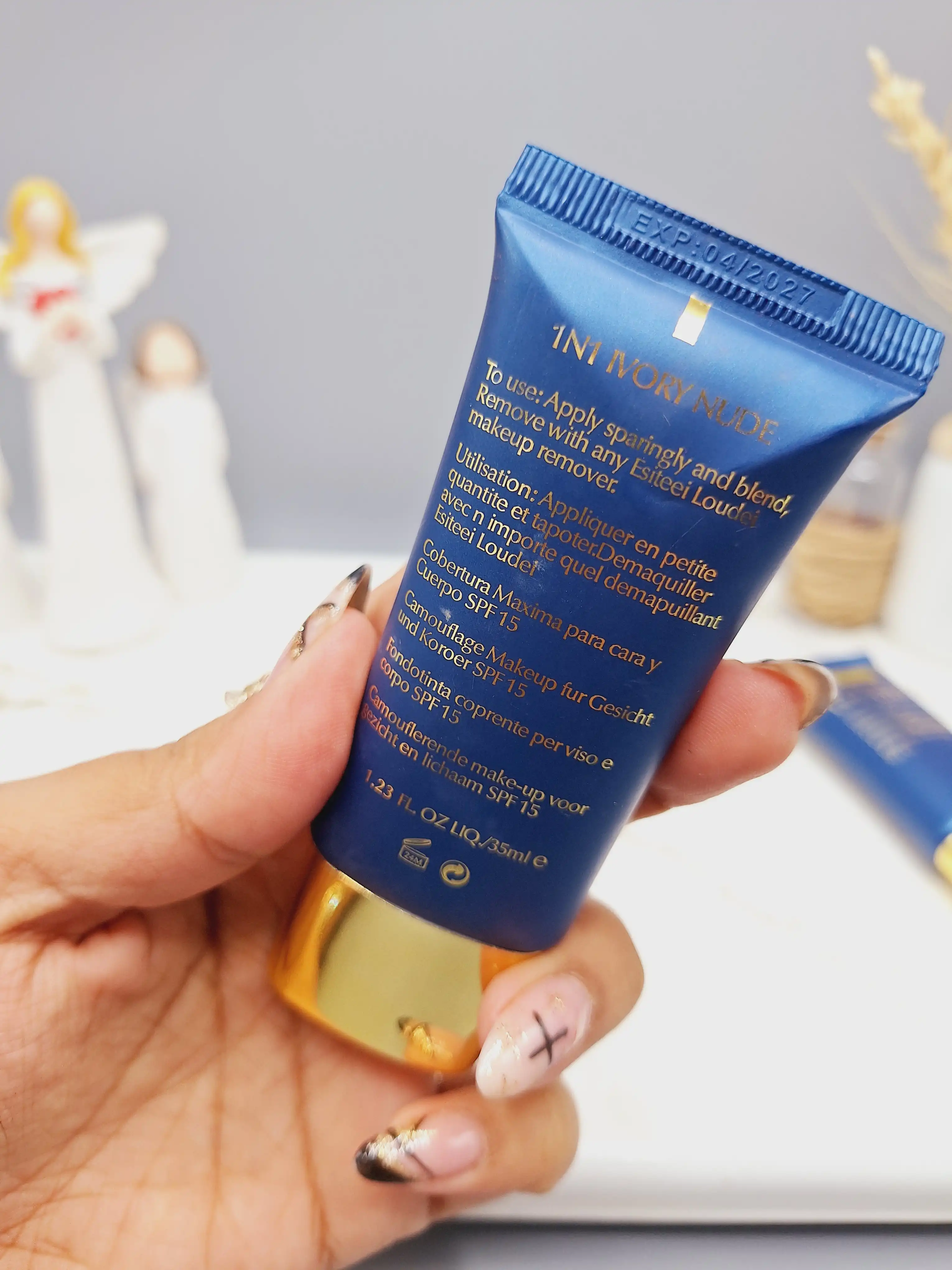 کرم پودر تیوپی 35 میل استی لادر دارای spf15