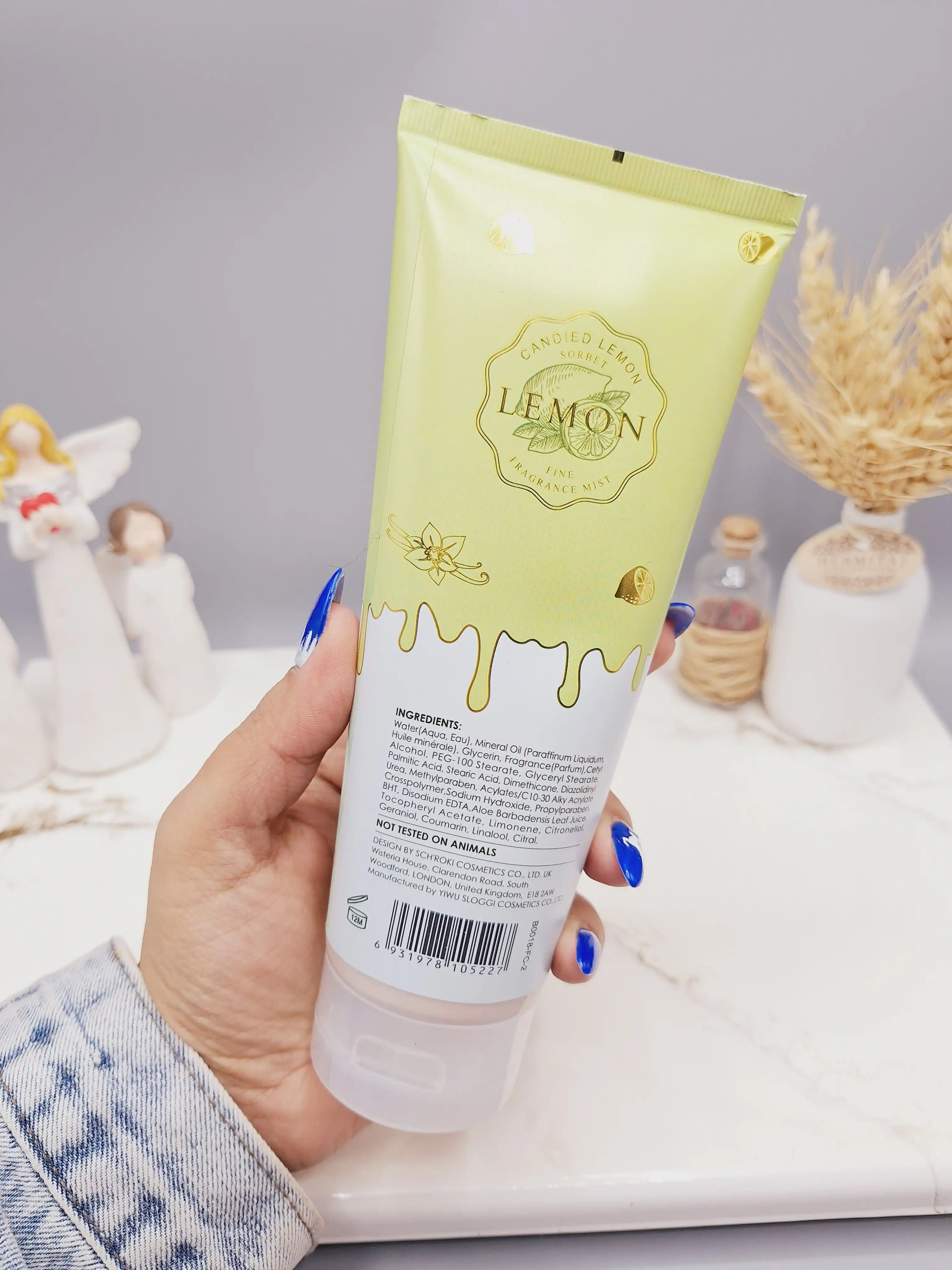 لوسیون عطری فوق العاده خوشبو و آبرسان برند PINK IN SWEET حجم 236 گرم مدل CANDIED VANILLA SORBET کد 5227