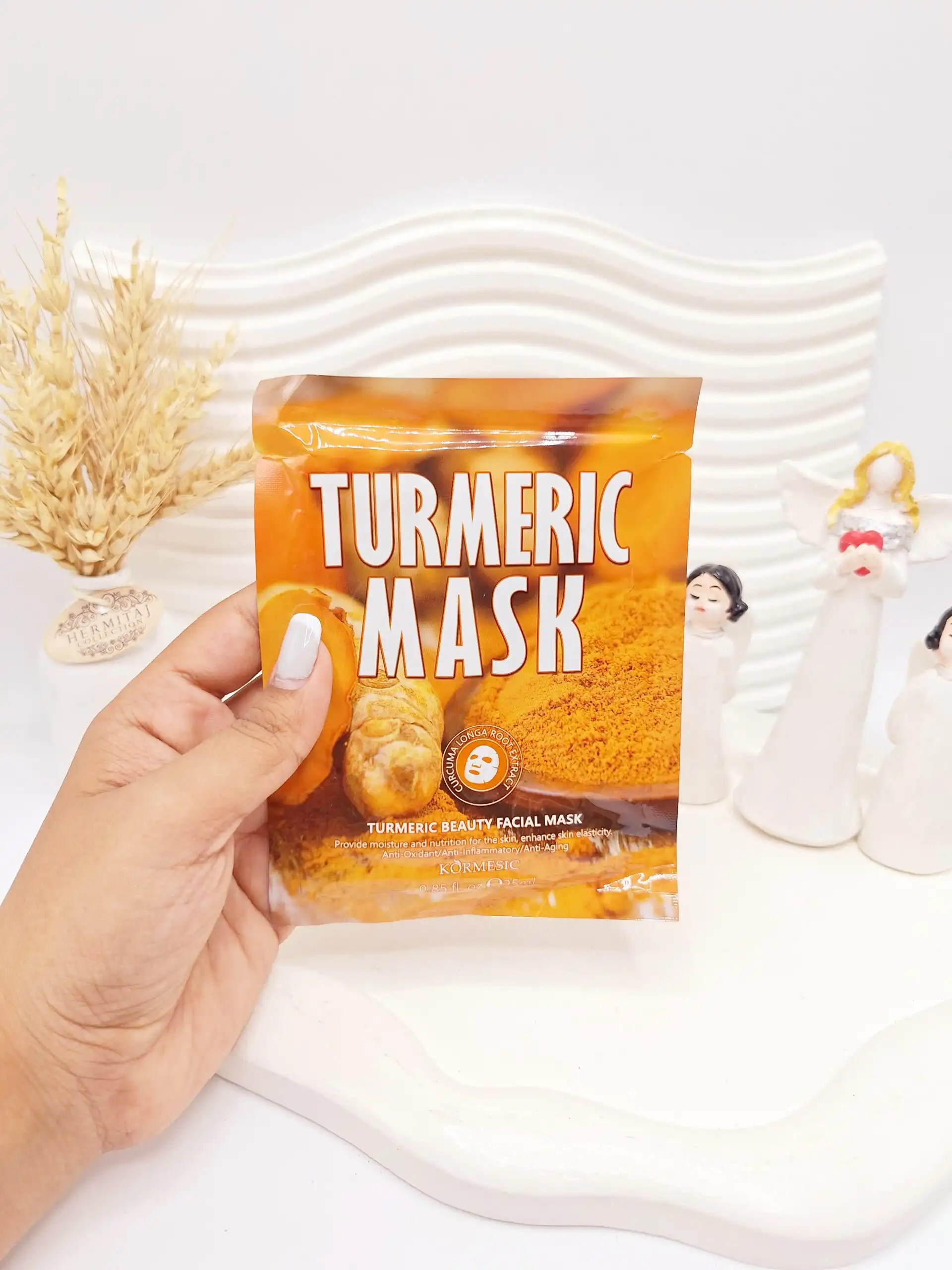 ماسک ورقه ای زردچوبه TURMERIC MASK کد 3838