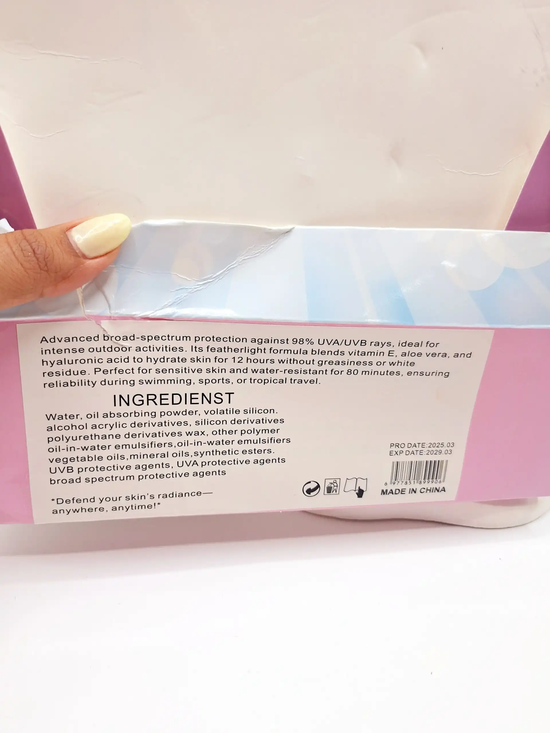 ضد آفتاب استیکی Muxi Beauty طرح خرسی کد MX601